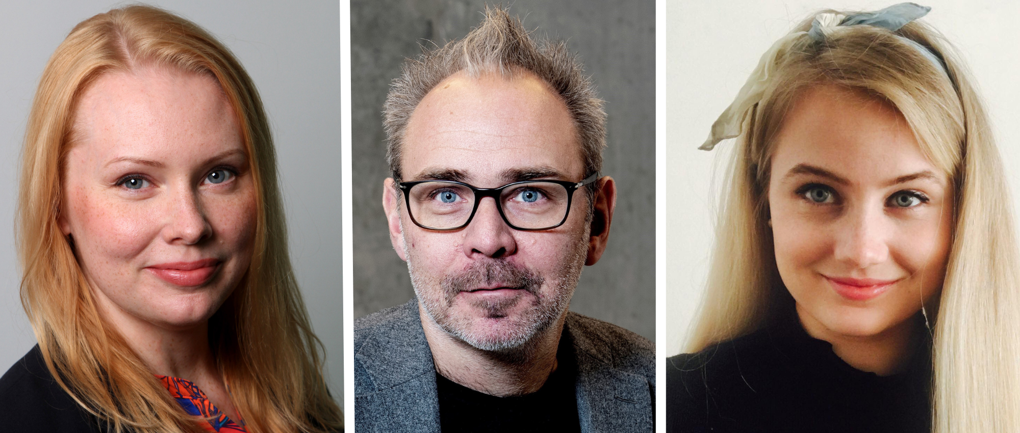 Førsteamanuensis Kaisa S. Pietikäinen, professor Helge Thorbjørnsen og stipendiat Ingrid Emilie Ringstad Flessum Ringstad.