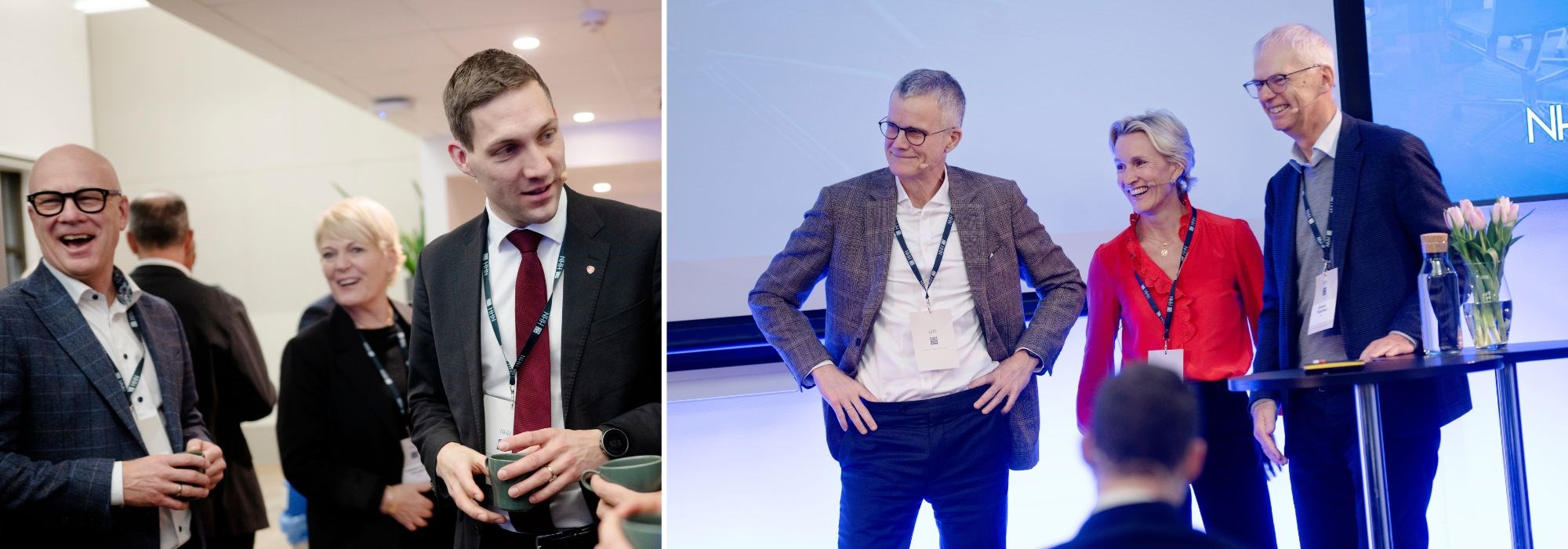  Thor Gjermund Eriksen og Vibeke Fürst Haugen, Andreas Bjelland Eriksen, Helge Lund, Randi Marjamaa og Øystein Thøgersen.