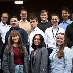 Group photo with Katrine and new PhDs