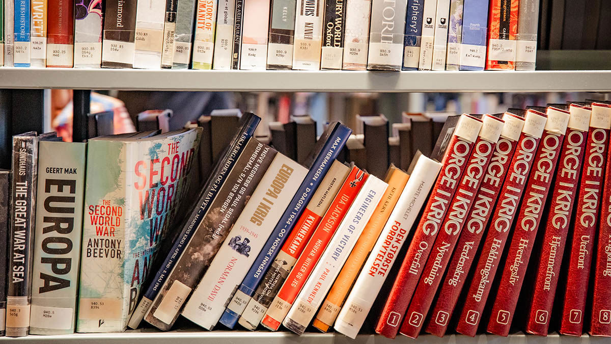 Biblioteket. Foto: Trude Brun Wilhelmsen