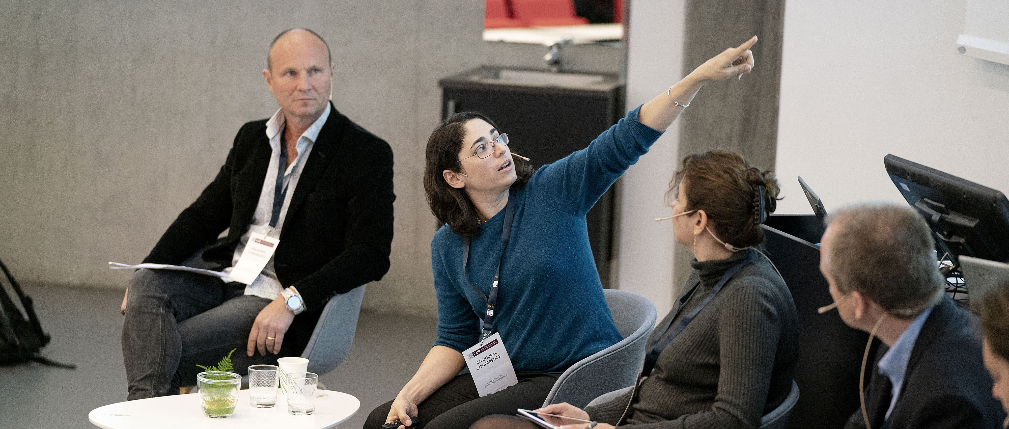 Paneldebatt under FAIR-konferanse