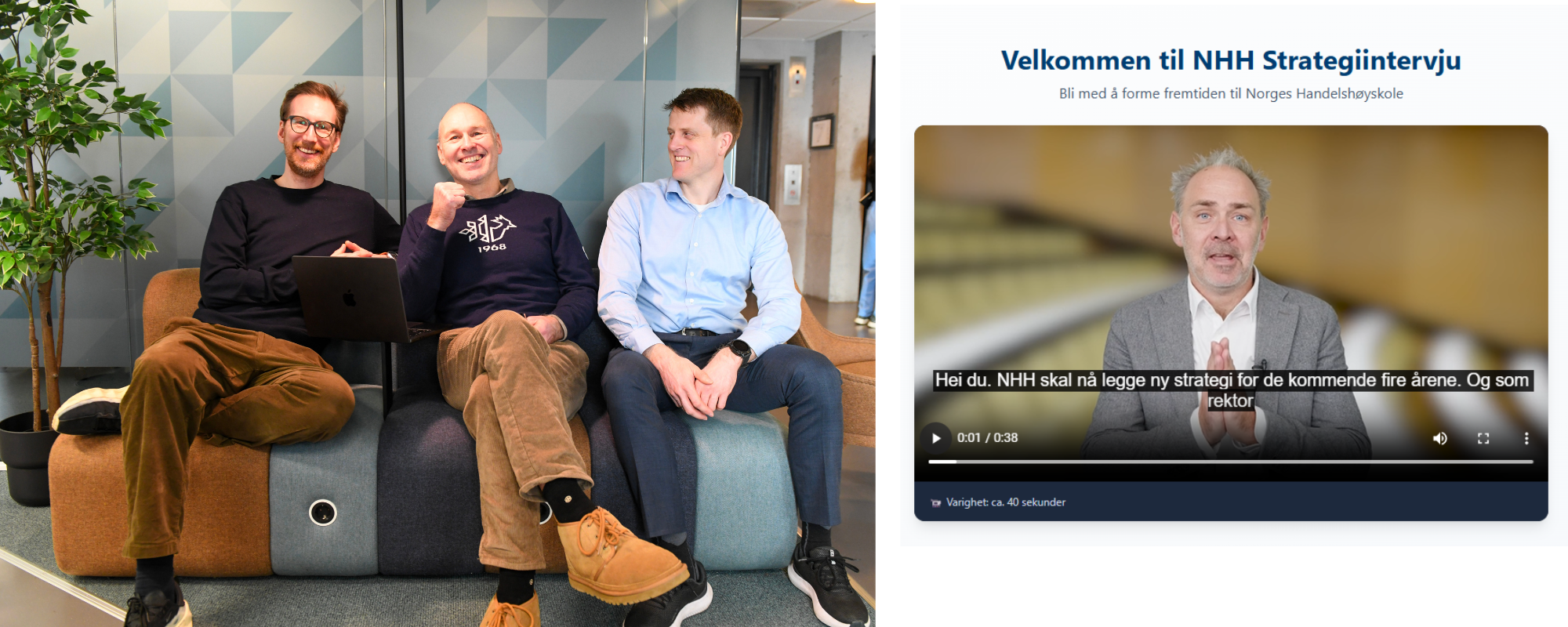 Eirik Sjåholm Knudsen (t.v.), Lasse Lien og Alexander Lundervold, Helge Thorbjørnsen