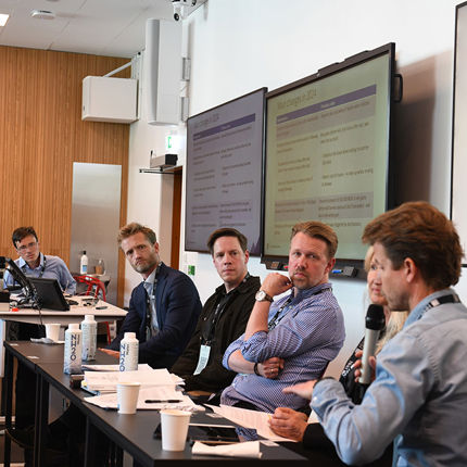 Debate panel moderated by Ole-Andreas Elvik Næss