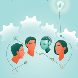 Innovasjonskapasitet book cover excerpt. Illustration: Fagbokforlaget