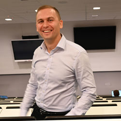 Ivan Belik in auditorium