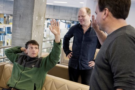 Professor Hans K. Hvide at Department of Economics, University of Bergen, with NHH-economics Cappelen and Tungodden.