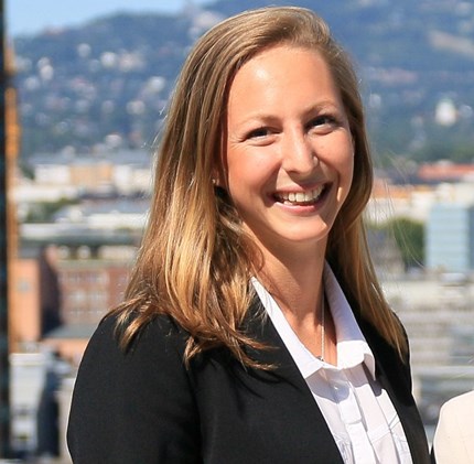Nora Guthe, tidligere NHH-student og en av de frivillige i Klimabrølet. 