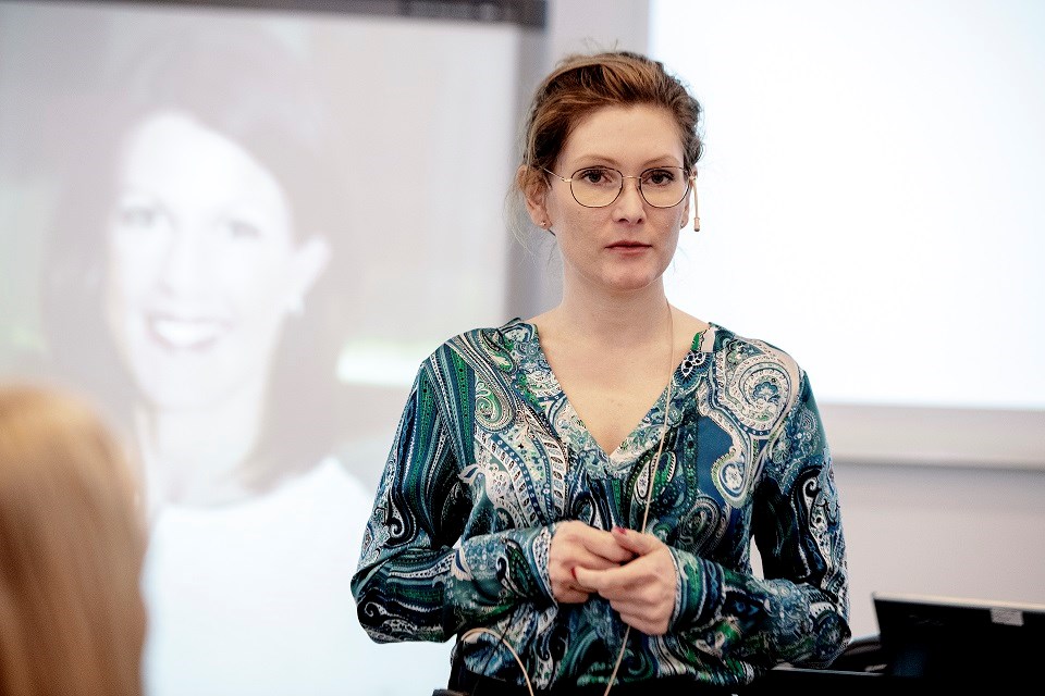 Tina Ødegård, konserndirektør for organisasjon og utvikling i Sparebanken Vest. 