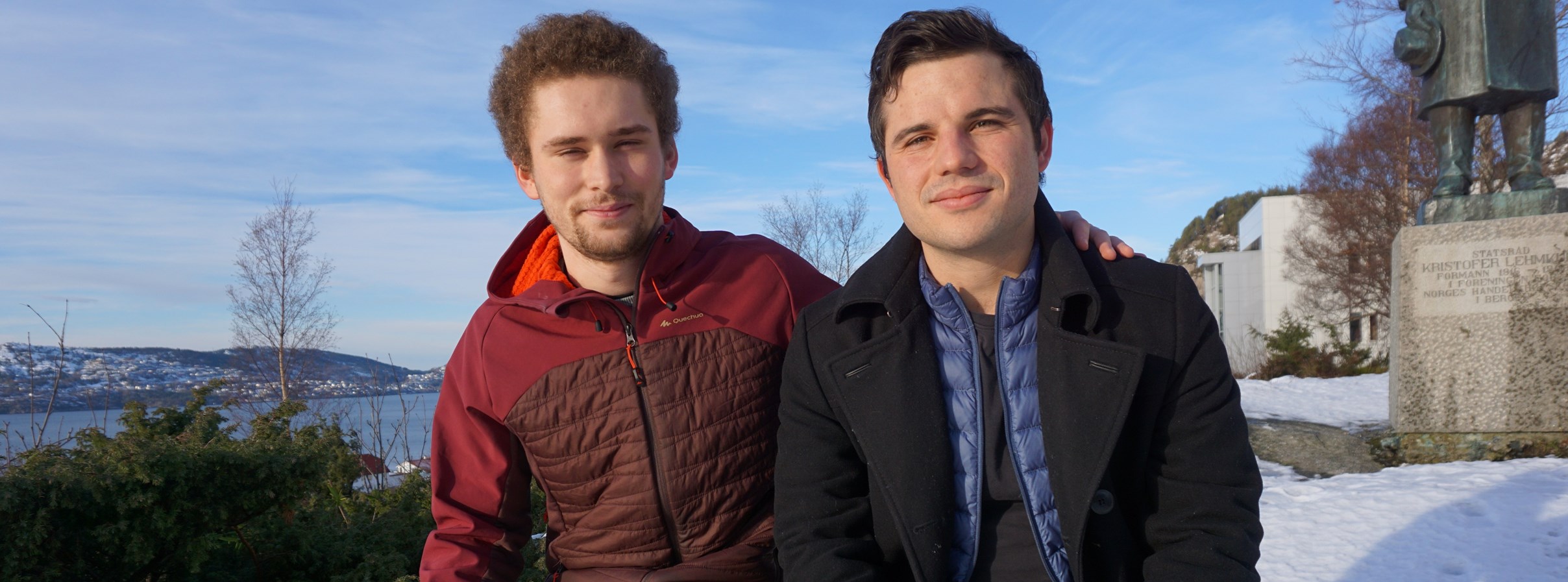 ‘Our vision means to be brave: To dare to criticise and ask questions. Even if people do not agree with us that the economics subject needs new input, they should come.’ Thomas De Much (left) and Hugo Poitout.