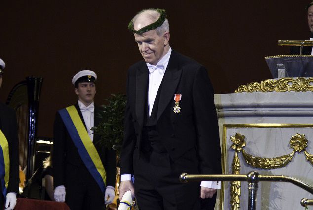 Agnar Sandmo ble utnevnt til æresdoktor ved Uppsala Universitet. 