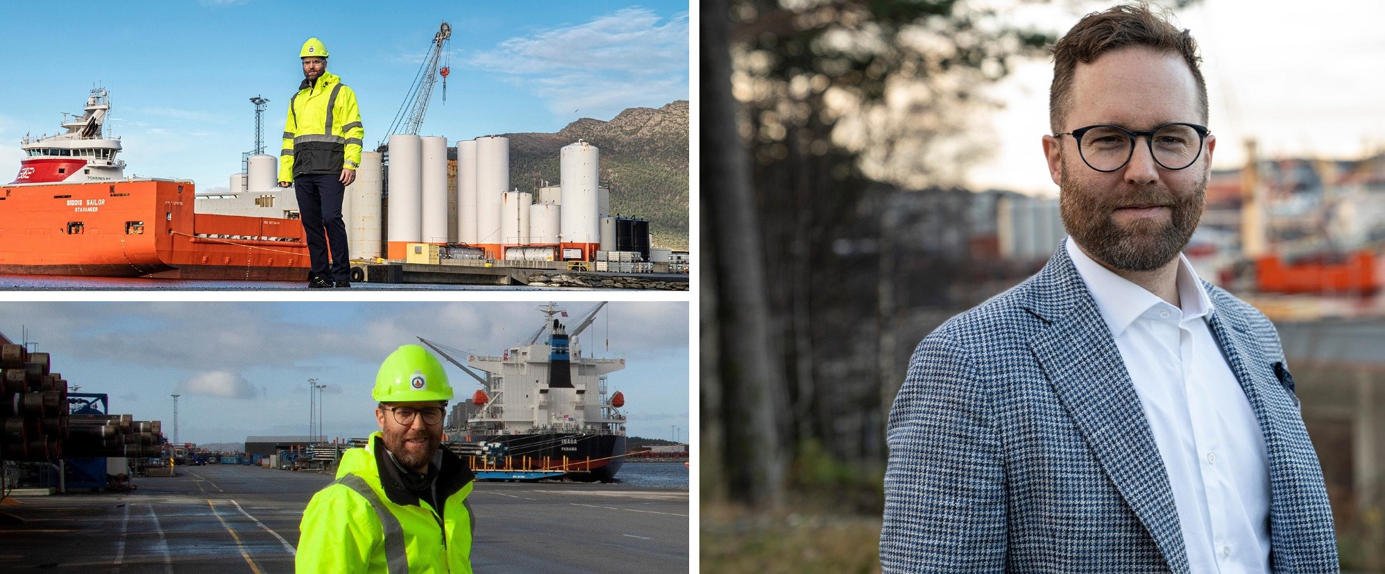 – Vi må tørre å snakke om industrien vår og utfordringene den har, eller vil få. Dette er jo katalysatoren i en grønn omstilling, sier Erlend Toftesund, administrerende direktør i Saga Fjordbase i Florø. Foto: Photoevent