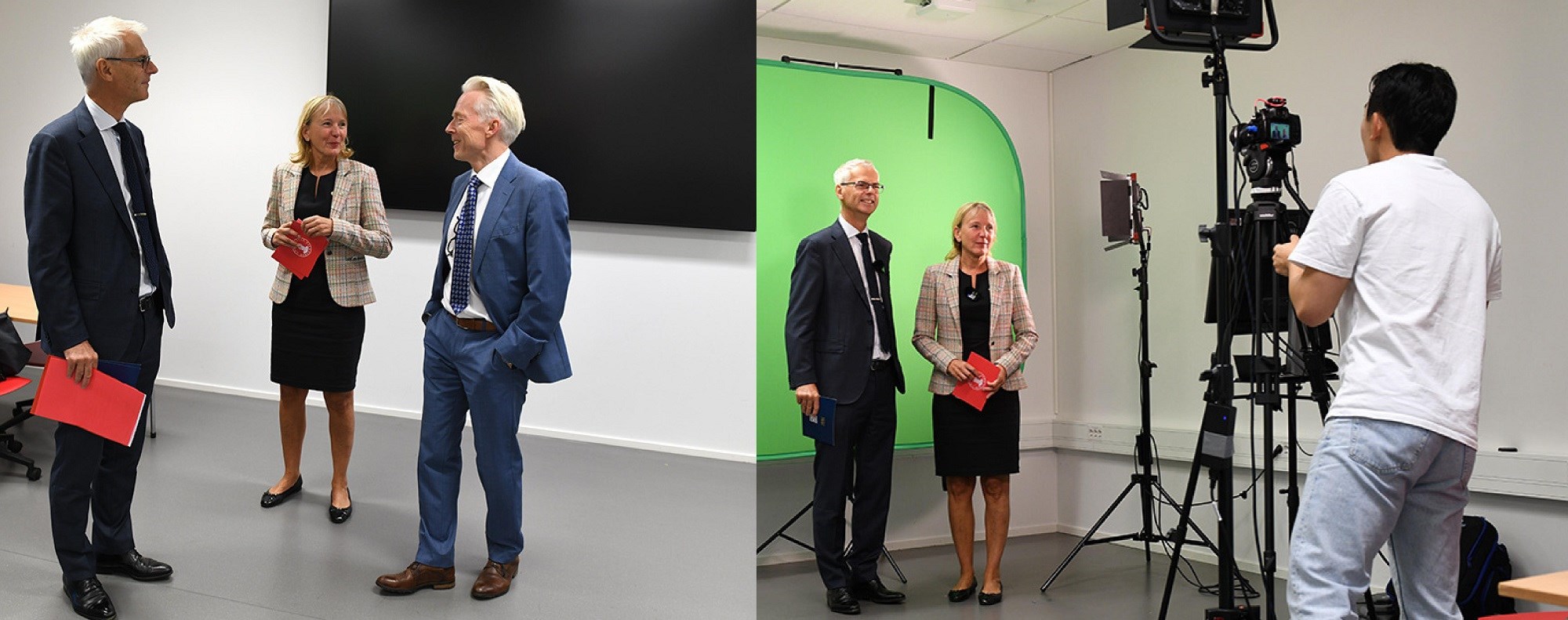 This year’s EARIE Conference is organized from Bergen and takes place virtually from 27 to 28 August. Professor Øivind A. Nilsen (right) from the Department of Economics (NHH) is heading the event. Rector Margareth Hagen (University of Bergen) and rector Øystein Thøgersen (Norwegian School of Economics) participated at the opening Friday morning. 