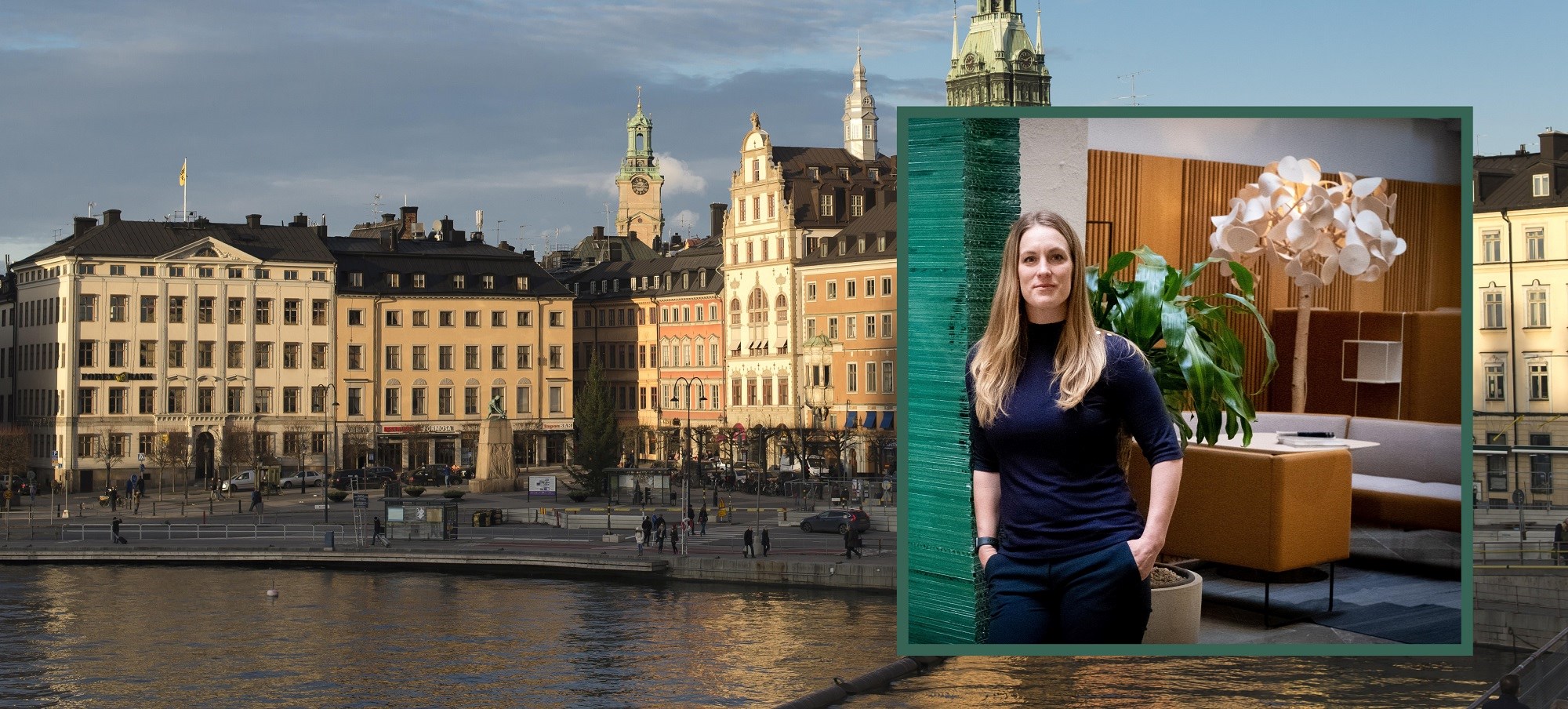 Som en av to konserndirektører for salg i Stampen Media i Gøteborg, står Anna Larsson midt i endringene i mediebransjen. Den tidligere NHH Executive-studenten har ansvaret for å skaffe inntekter for å finansiere god journalistikk. Foto: Stampen Media