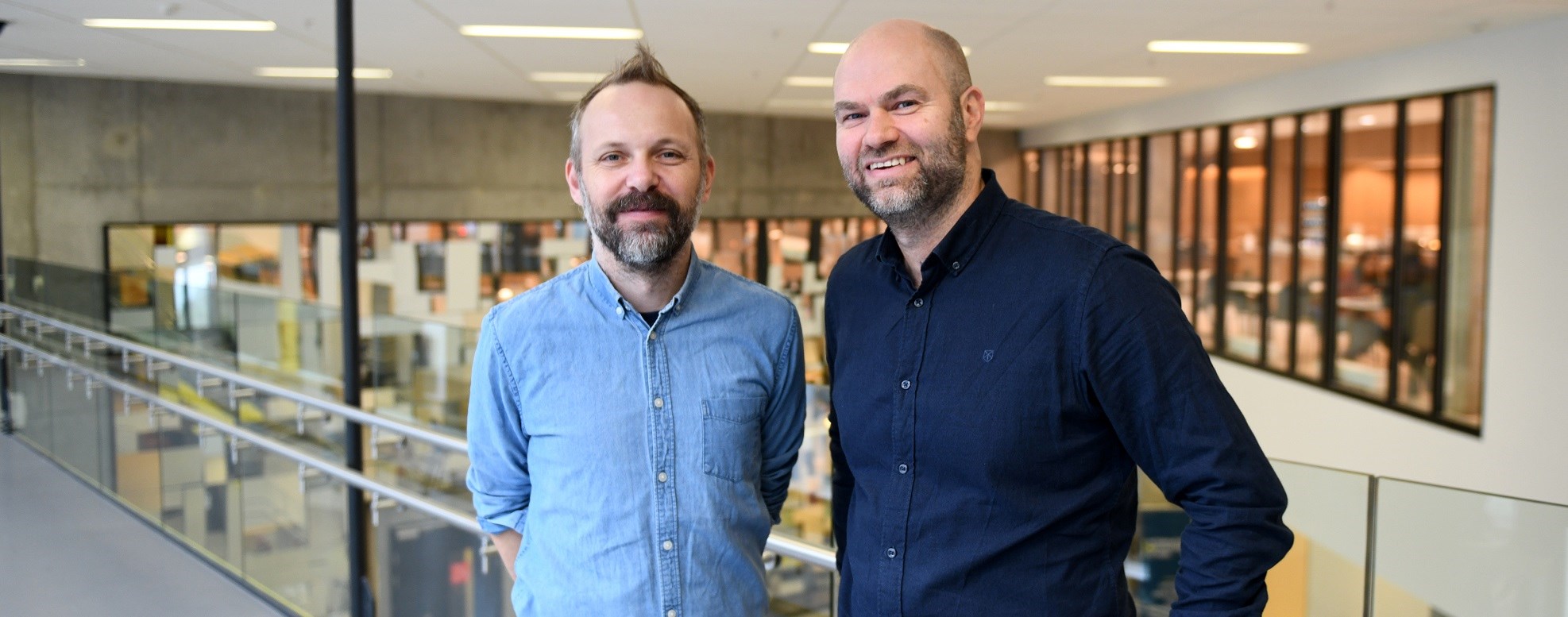 Professor Lars Jacob Tynes Pedersen and Associate Professor Sveinung Jørgensen, 
