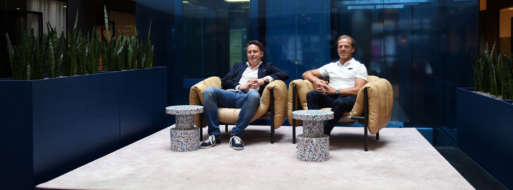 Gründerne Terje Leknes og Kristian Ellertsen fra selskapet &Hamlet 