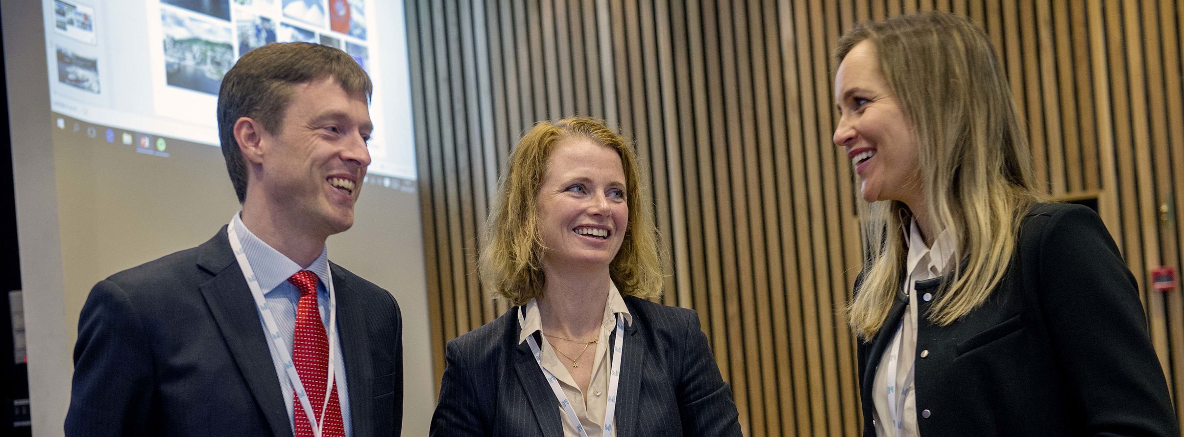 NHH-professor Roar O. Ådland, CEO NCE Maritime CleanTech Hege Økland og Line S. Ulvesæter, seniorrådgiver i Complér Corporate AS.