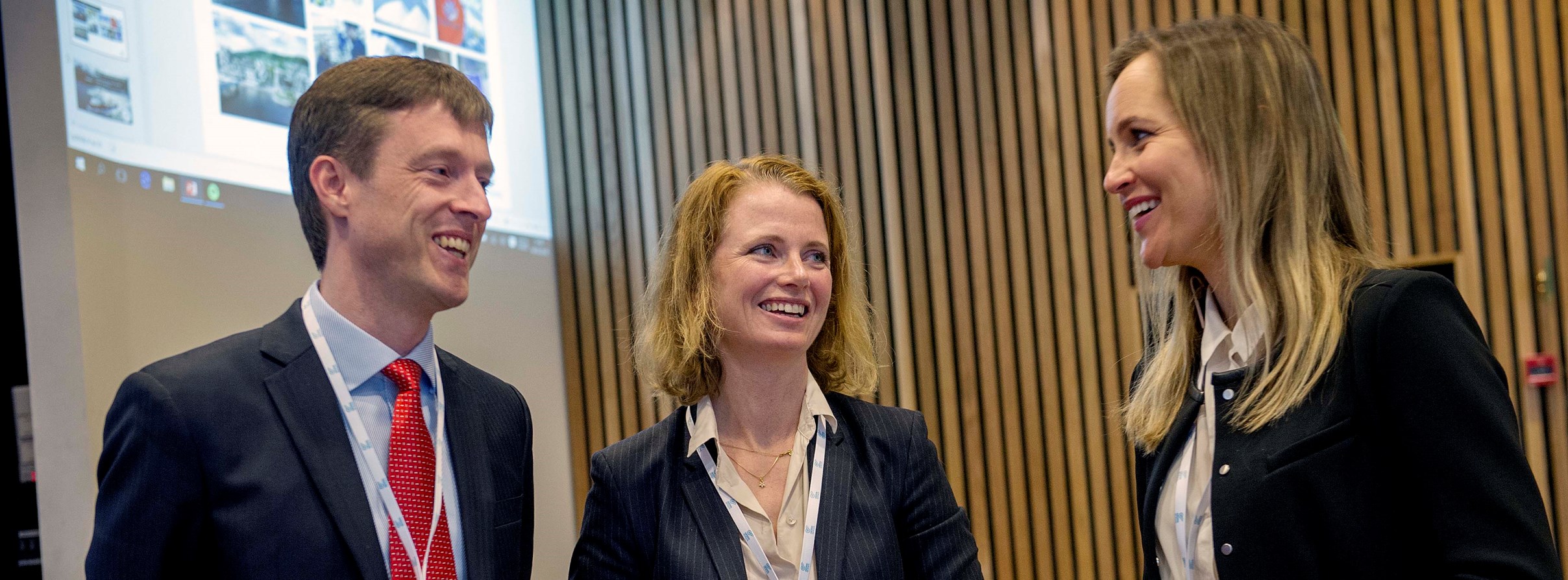 Professor Roar O. Ådland (NHHs Centre for Shipping and Logistics), CEO Hege Økland (NCE Maritime CleanTech) and Line S. Ulvesæter (Wista).