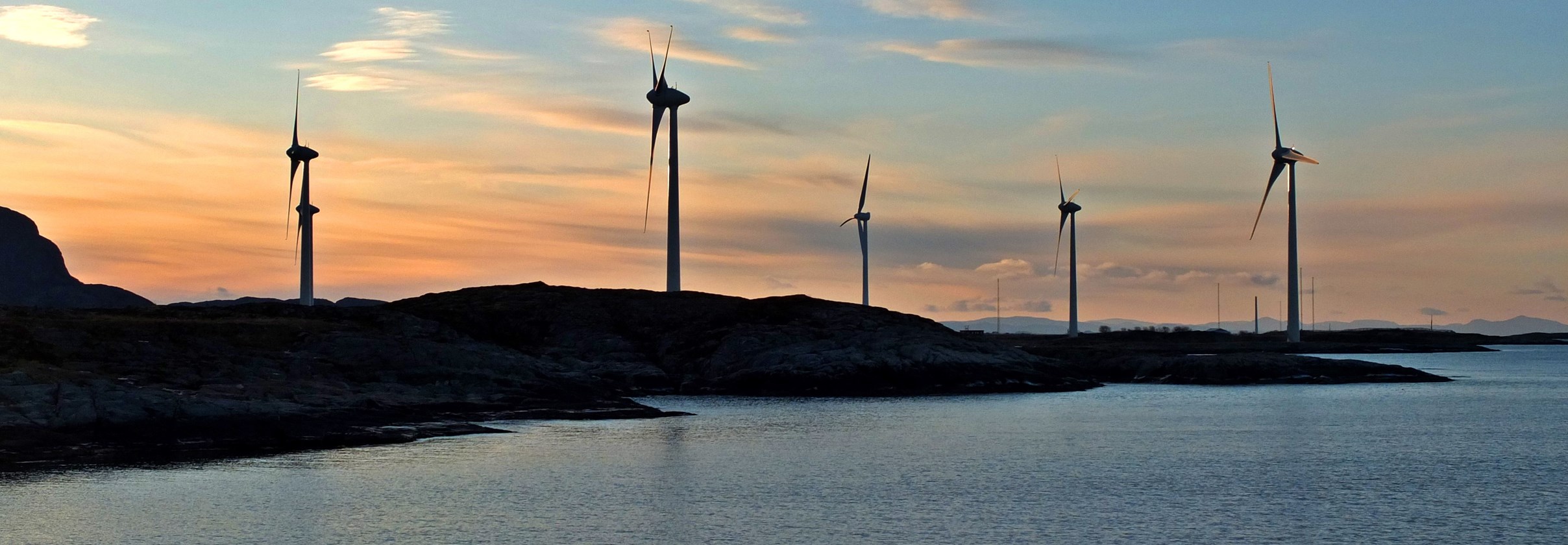 Valsneset vindkraftverk ligger i Bjugn kommune i Sør-Trøndelag fylke