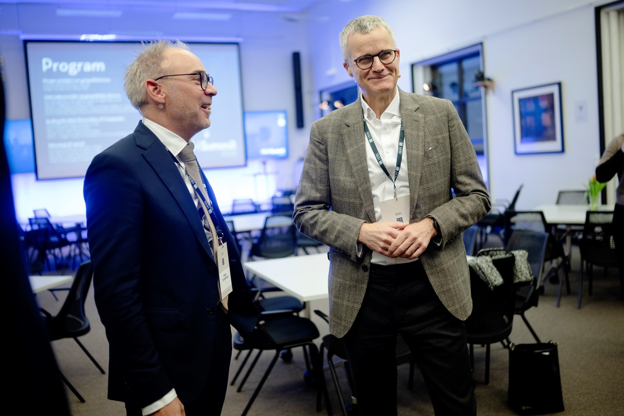 Helge Thorbjørnsen og Helge Lund. 