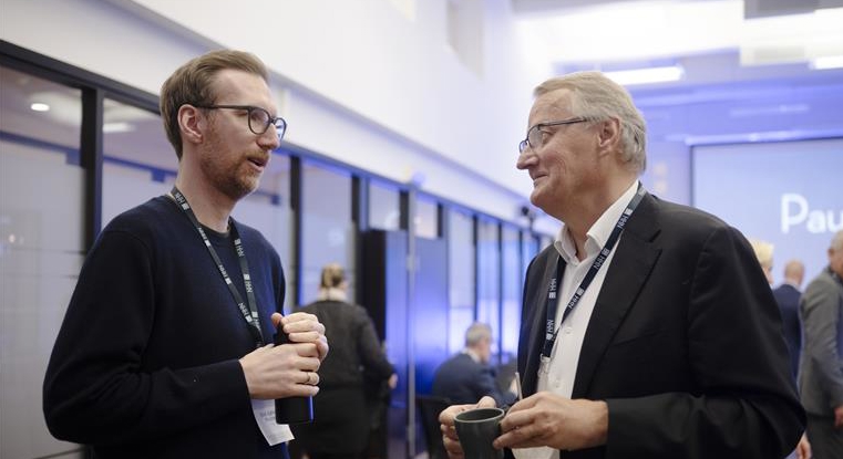 Programleder Eirik S. Knudsen og Rune Bjerke. Foto: JS Enger