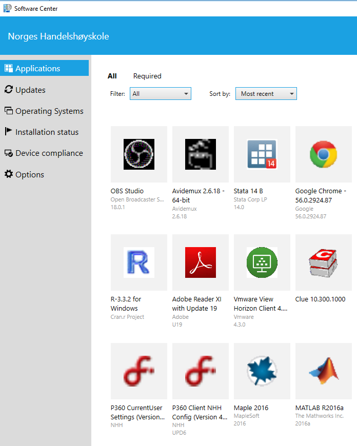 software center