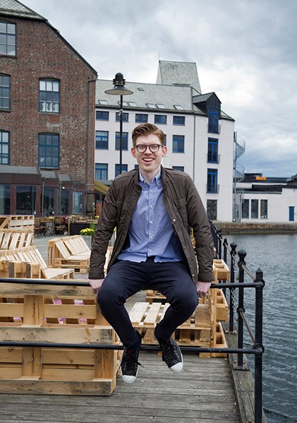 Andres Dahl forvalter karrieren til artister innen elektronisk musikk, flere av dem veldig store. Foto: Helge Skodvin