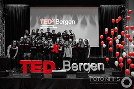TedXBergen team 2016. Photo: Foto NHHS