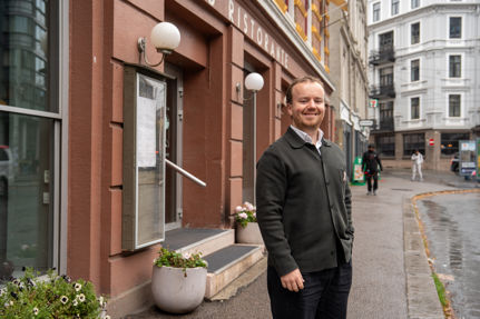 Tidligere NHH-student Sigurd Christensen, som nylig mottok Francesco Mansutti-prisen ved LUISS University i Roma.